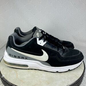 Nike Air Max Sneakers Men 13 Black Gray LTD 3 Athletic Performance Workout Shoes